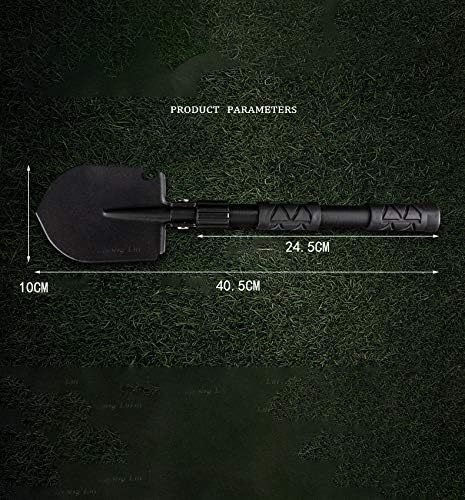  folding alloy made multifunction shovel storage bag attaching outdoor camp fishing mountain climbing snow shovel gardening in-vehicle also weight approximately 540g