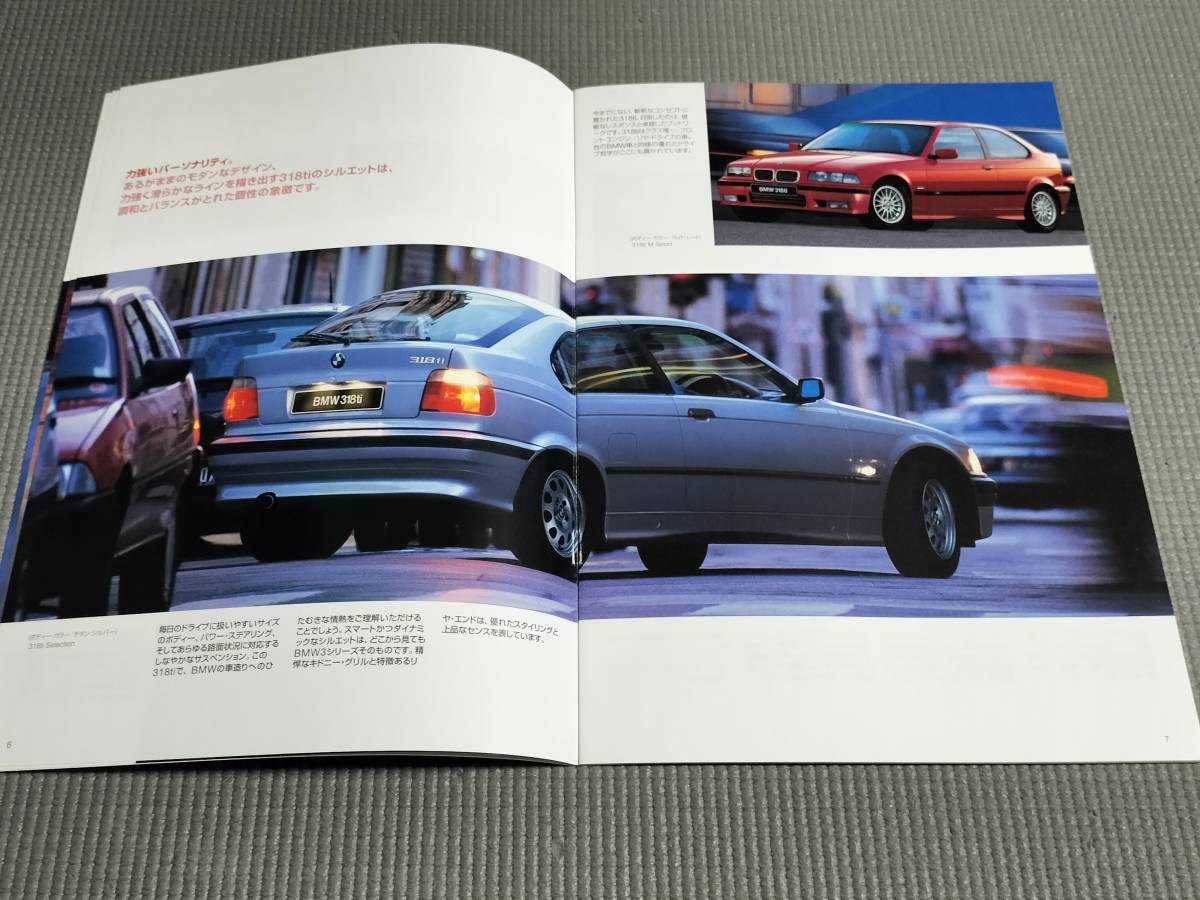 BMW 318ti M-sport catalog 2000 year E36