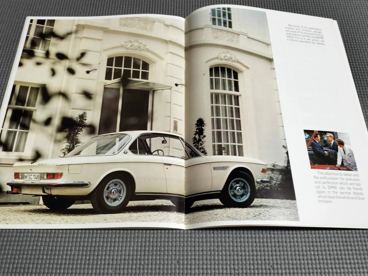 BMW 2800CS English version catalog 1969 year 