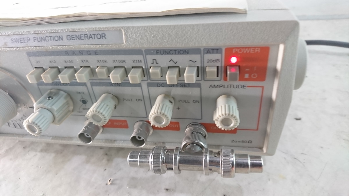 a1-116 ■AD-8623 A&D SWEEP FUNCTION GENERATOR エーアンドデイAND_画像3