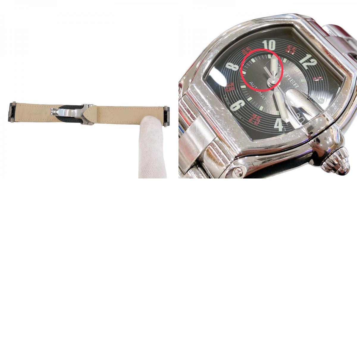カルティエ Cartier ロードスター　LM W62002V3 ステンレススチール 腕時計 メンズ 中古_画像10