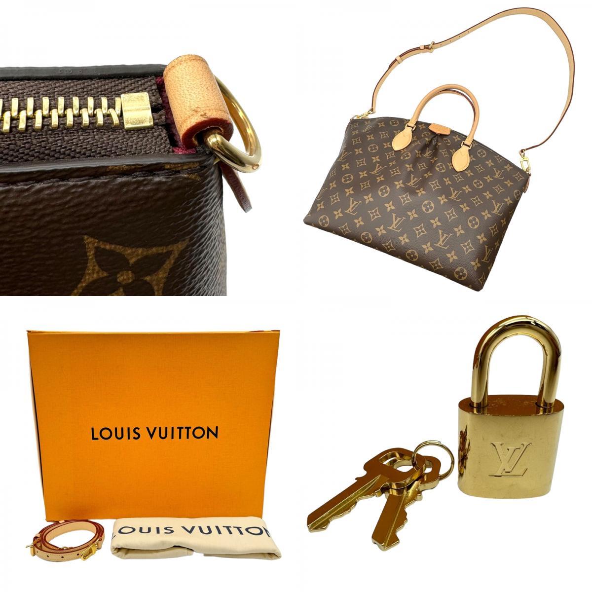 ルイ・ヴィトン LOUIS VUITTON ボエシMM NM M45987 モノグラム・キャンバス トートバッグ レディース 中古_画像8