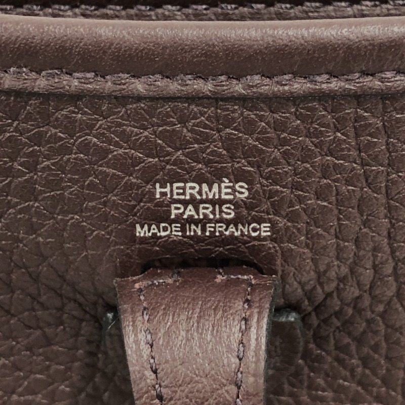 エルメス HERMES エヴリンTPM アマゾン Z刻 ルージュセリエ シルバー金具 トリヨンクレマンス ショルダーバッグ レディース 中古_画像9