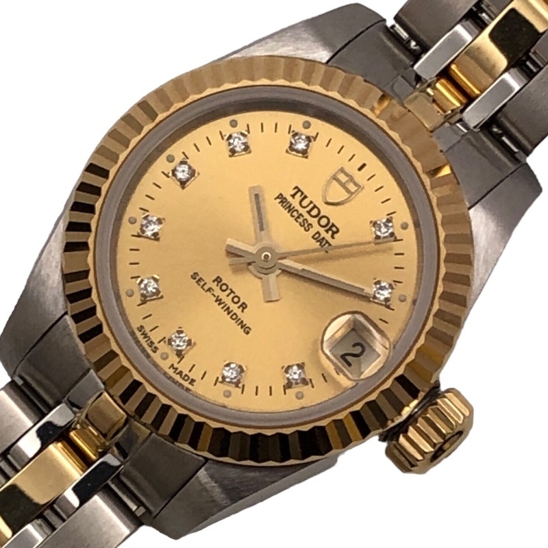 Tudor/Tudor Tudor Princess Date 92513G K18/SS Watch Ladies использовали