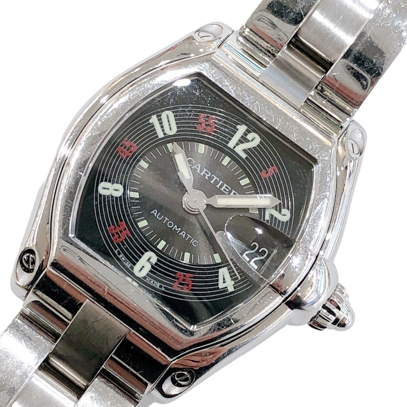 カルティエ Cartier ロードスター　LM W62002V3 ステンレススチール 腕時計 メンズ 中古_画像1