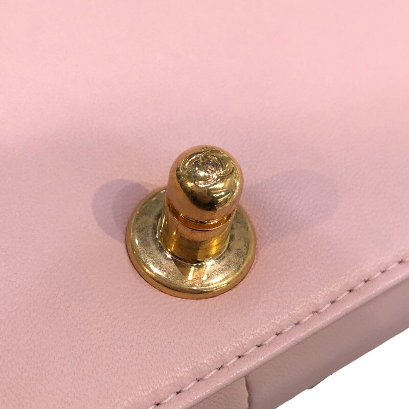  Chanel CHANEL Boy Chanel 25 розовый ×GD металлические принадлежности машина fs gold / хлопок сумка на плечо женский б/у 