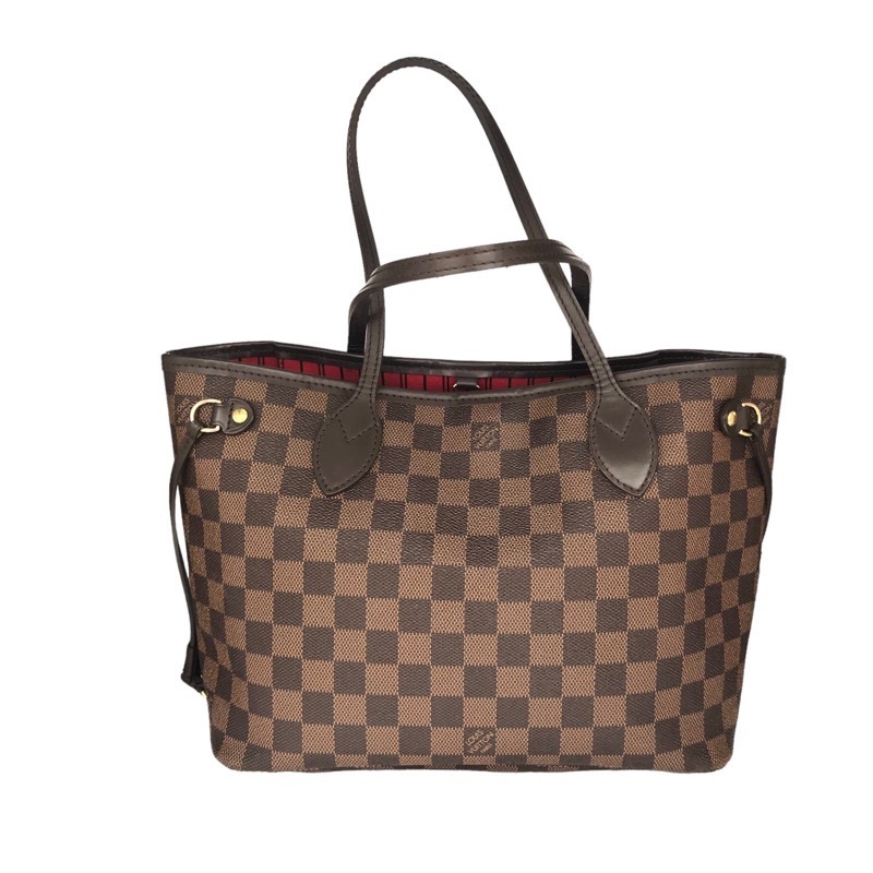 ルイ・ヴィトン LOUIS VUITTON ネヴァーフル PM N41359 ダミエ・エベヌ キャンバス ハンドバッグ レディース 中古_画像2