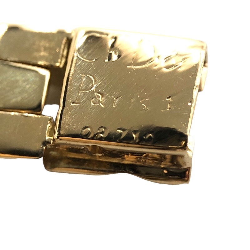 クリスチャン・ディオール Christian Dior バケットカット ダイヤ付ブレス 750YG 750YG ジュエリー 中古_画像5