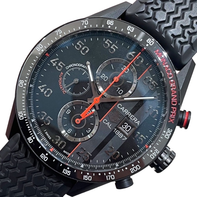 タグ・ホイヤー TAG HEUER カレラ クロノグラフ モナコグランプリ 世界限定2500本 CAR2A83.FT6033 自動巻き メンズ 腕時計 中古