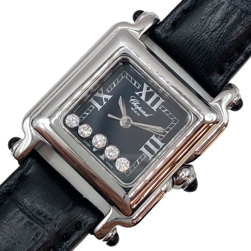 ショパール Chopard ハッピースポーツ 27/8892-36 SS 腕時計 レディース 中古