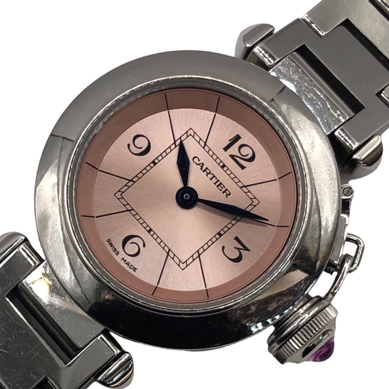 カルティエ Cartier ミスパシャ W31400008 SS 腕時計 レディース 中古