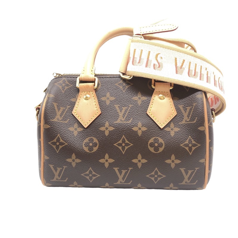 ルイ・ヴィトン LOUIS VUITTON スピーディ・バンドリエール20 M46234 ブラウン モノグラムキャンバス ハンドバッグ レディース 中古