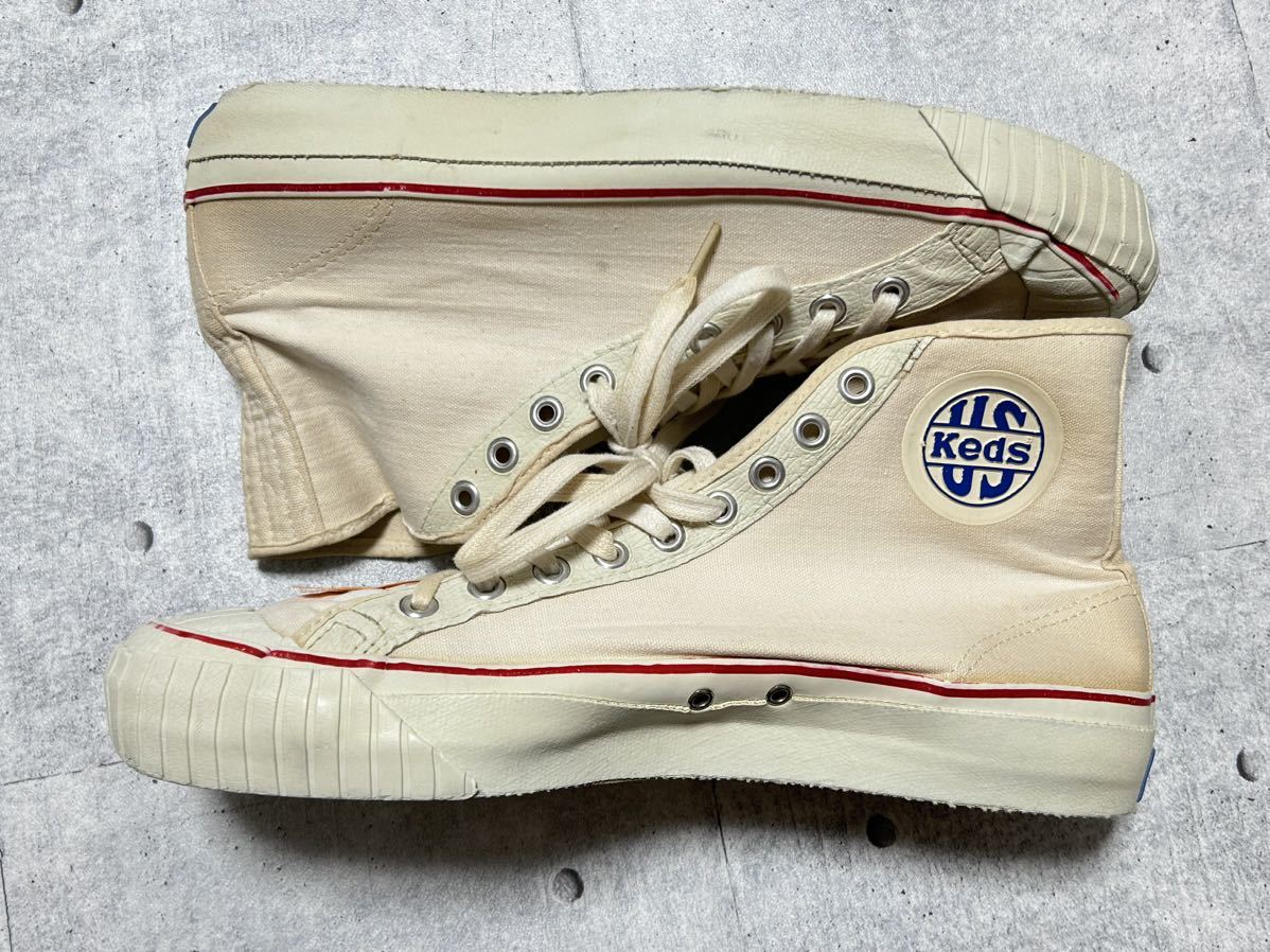 60s～70s ケッズ PRO KEDS ビッグリーガー ハイカット スニーカー　　ミントコンディション U.S.Keds ヴィンテージ 60年代 70年代 柳9055_画像5