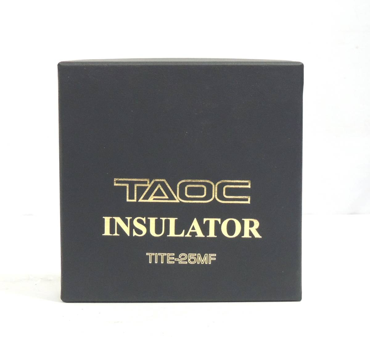 □　TAOC INSULATOR TITE-25MF タオック オーディオ用 ハイブリッドインシュレーター 4個セット 鋳鉄 ハイカーボン 箱付 中古 保管品　③_画像6