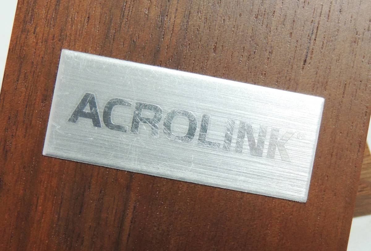 □ 〔空箱〕 ACROLINK　アクロリンク　世界限定250セット　シェルリード線　木箱　元箱　ケース　3点　中古品　保管品　③_画像7