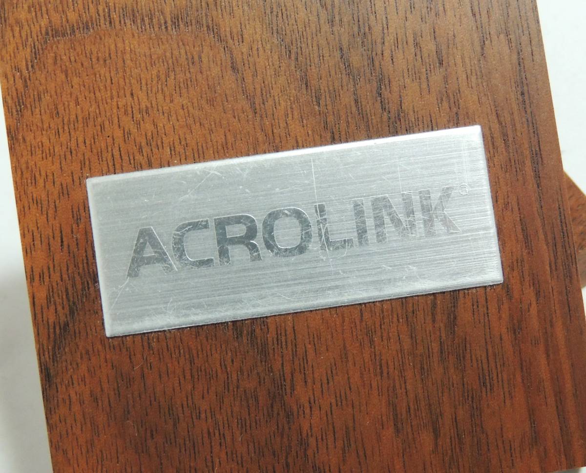 □ 〔空箱〕 ACROLINK　アクロリンク　世界限定250セット　シェルリード線　木箱　元箱　ケース　3点　中古品　保管品　③_画像5