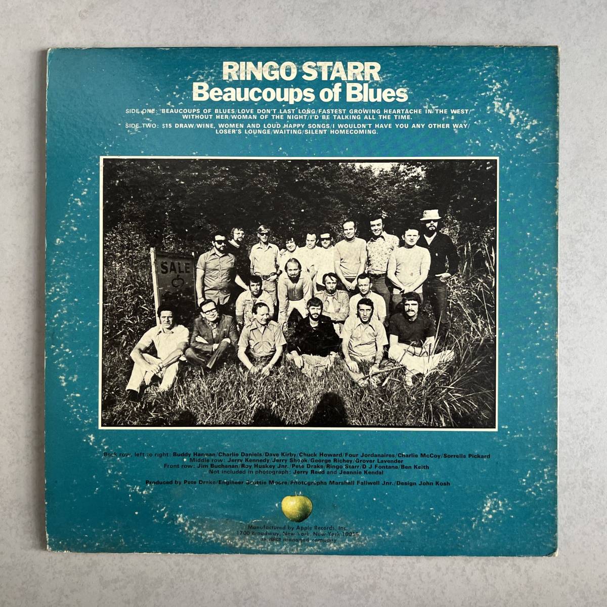 レコード ringo starr beaucoups of blues 1970年 英国盤 リンゴ スター カントリー アルバム アナログ LP_画像2
