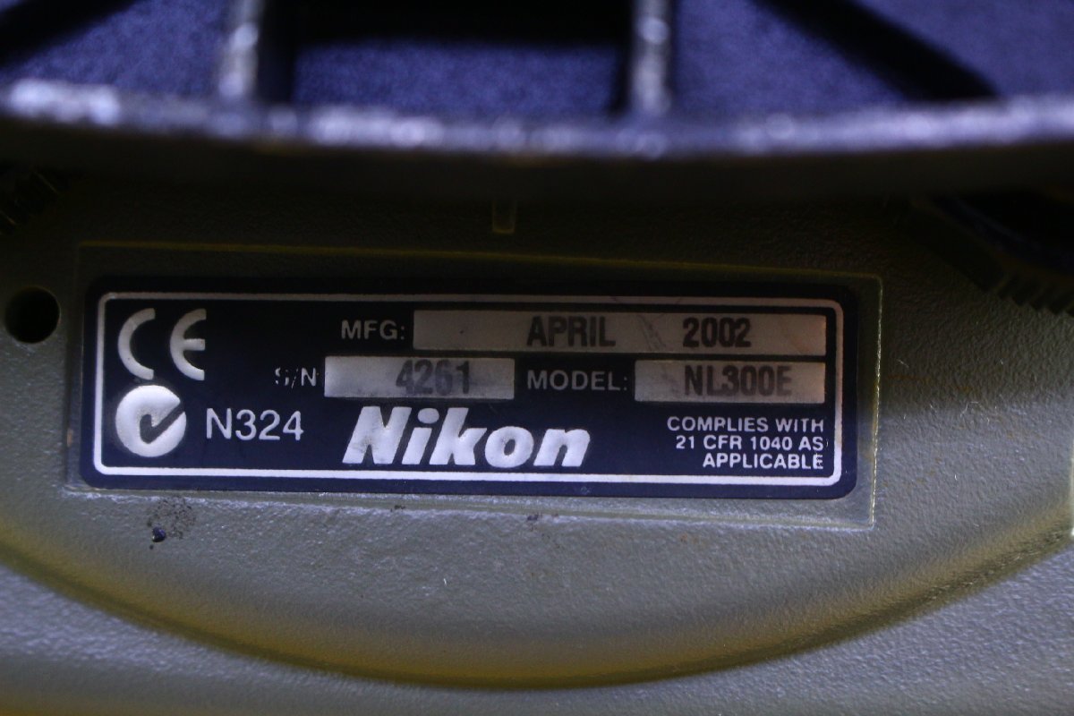 ●Nikon/ニコン NL-300E レーザレベル 測量機 ケース+受光器付き 一部難あり【10901317】_画像7