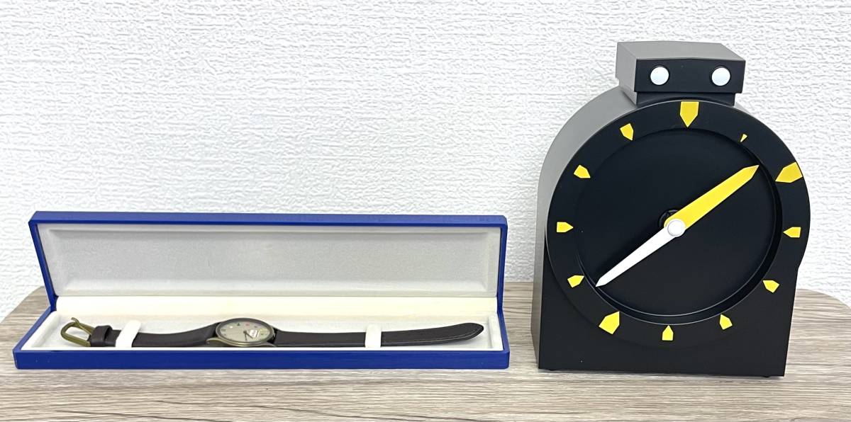 [ rare ] boat race ( boat race ) no. 29 times total . large . cup memory large clock type clock & original watch set wristwatch & put clock [ unused goods ]