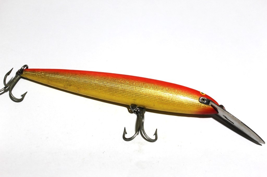 ■s3665 RAPALA MAGNUM ラパラ カウントダウン シンキング マグナム CD18MAG レッド オールド 最初期 希少■_画像2