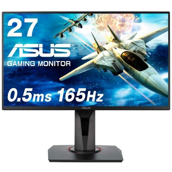 ASUS VG278QR-R ゲーミングモニター 27インチ 0.5ms(最小値)/1msの応答速度 165Hz G-sync compatible Adaptive-Sync対応_画像1