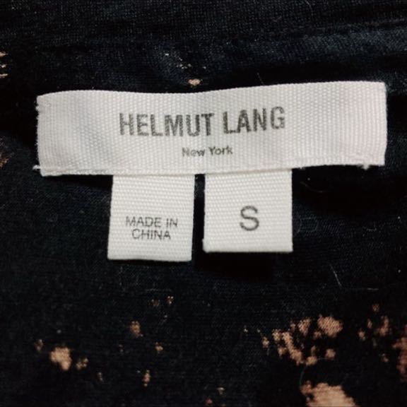  Helmut Lang сам период te -тактный roi осветлитель повреждение обработка cut and sewn размер S