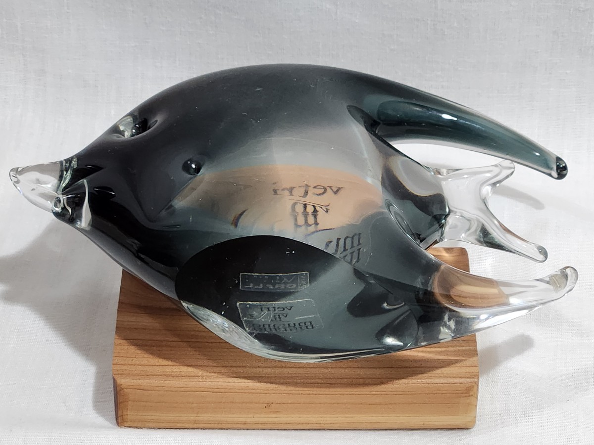 MURANO　ムラーノガラス　エンゼルフィッシュ　置物　ガラス工芸　ベネチアンガラス　インテリア　魚置物_画像5