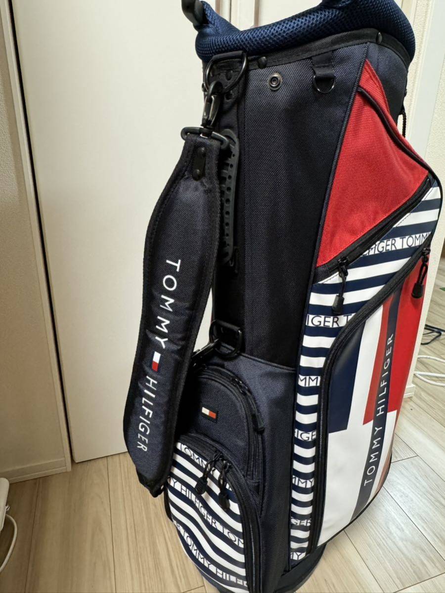 トミーヒルフィガー★キャディバッグ ★スタンド式【TOMMY HILFIGER GOLF正規品】軽量タイプ_画像1