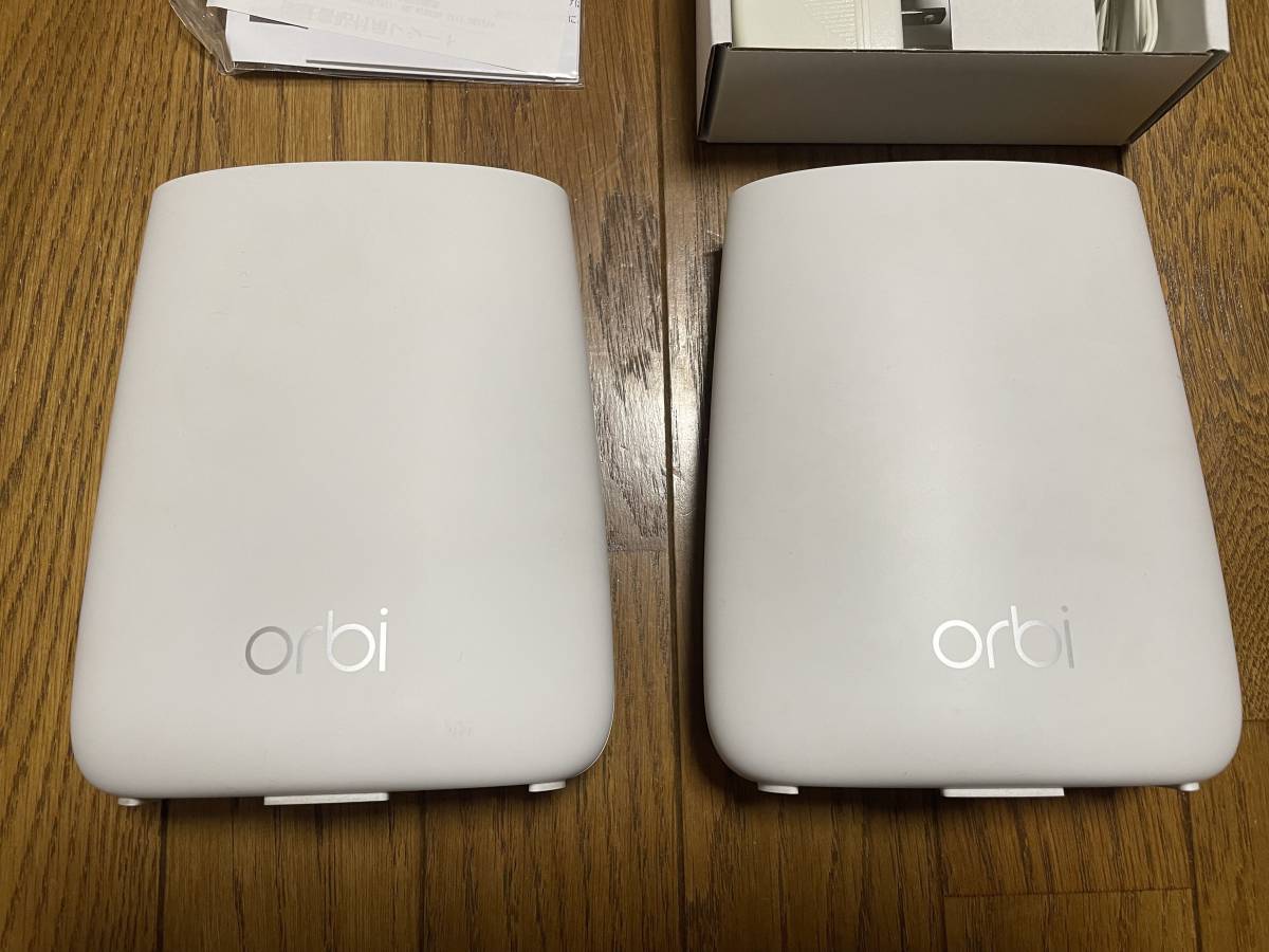 NETGEAR WiFi 無線LAN ルーター 2台セット AC2200 Orbi Micro RBK20　中古_画像2