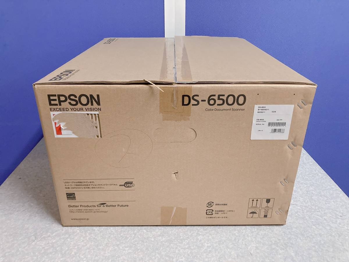 [ new goods / free shipping ] newest model Epson DS-6500 A4 document scanner ( Flat bed )Epson/ off . rio / business use / high endurance /USB connection / both sides 