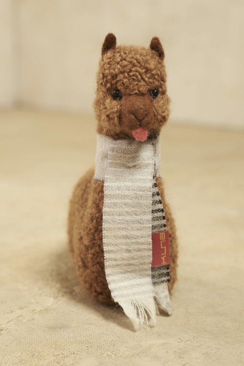 KUNA baby alpaca 100% soft toy QONI Camel size L Koo na
