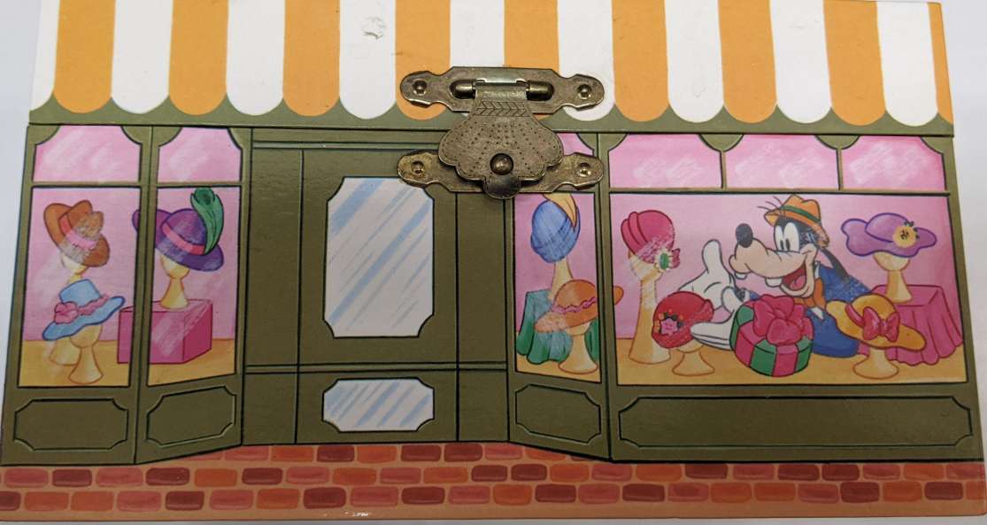 #10380 Disney Mickey minnie music box retro rare 