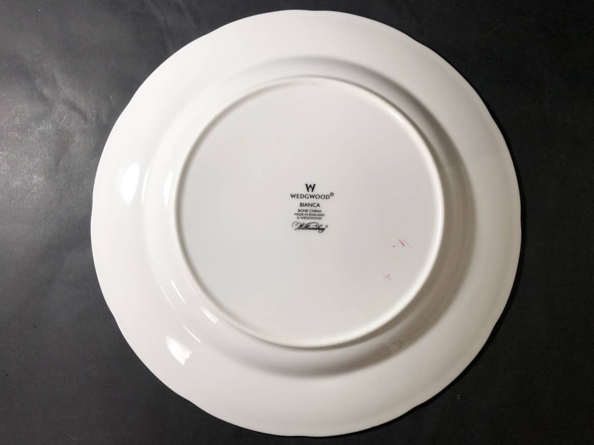 Wedgwood　ウェッジウッド　ビアンカ　プレート皿　大皿　径２７．５ｃｍ　西洋食器　テーブルコーディネート_画像3