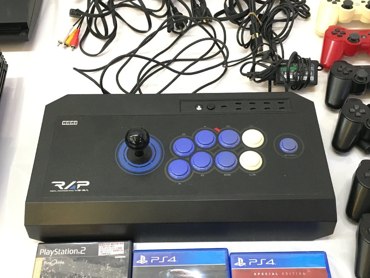 【ジャンク品】PS2 PS3 PS4 VR 本体/コントローラー/周辺機器/ソフト/リアルアーケードPro.V3 SA 他 セット まとめ wa◇59_画像7