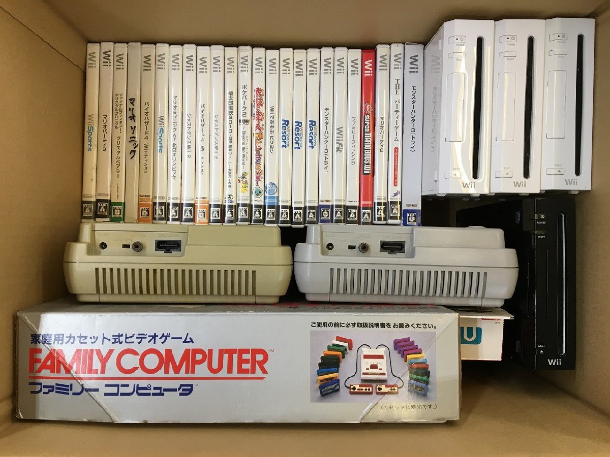 【ジャンク品】 ゲーム機器 セット ③ 検索： WII SFC FC 本体 ソフト マリオ 桃鉄 周辺機器 wa◇56_画像1