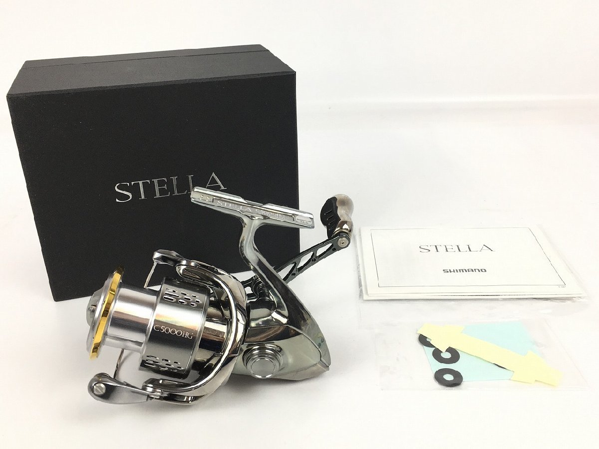 Shimano 18 Stella C5000HG steering wheel exchange equipped (LIVRE) used  SHIMANO/STELLA/ spinning reel / fishing / reel T6092 wa*119: Real Yahoo  auction salling
