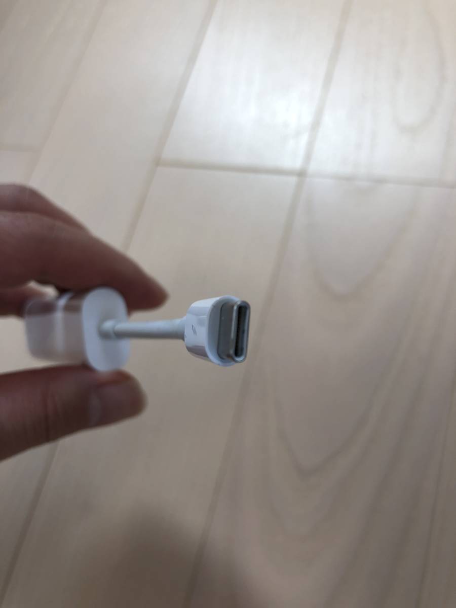Apple Thunderbolt 3（USB-C）- Thunderbolt 2アダプタ（箱無し、アダプタ本体のみ）_画像2