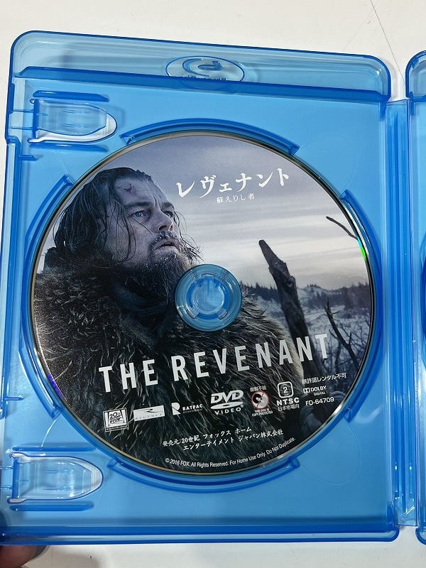 Blu-ray レヴェナント 蘇えりし者 監督 アレハンドロ・ゴンサレス・イニャリトゥ レオナルド・ディカプリオ USED 中古 R601_画像3