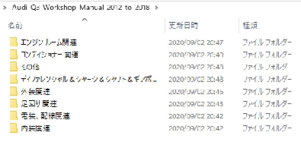 アウディ Audi Q3 (2012-2018) 初代 ワークショップ&配線図 整備書_画像9