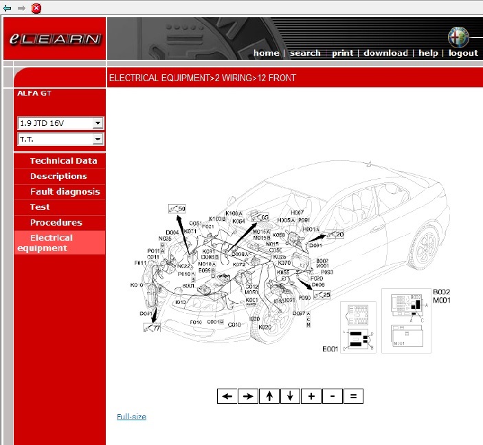 ALFA GT アルファロメオ 電子 マニュアル 　整備書 配線図 修理書　e-LEARN 電子 _画像2