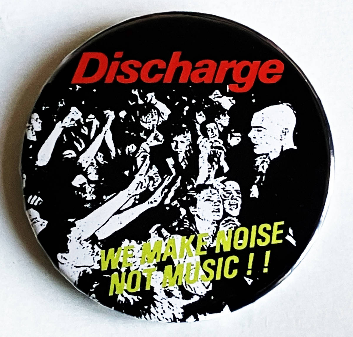 DISCHARGE - We Make Noise Not Music!! 3 缶バッジ 54mm #UK #punk #80's cult killer punk rock #custom buttons_画像1