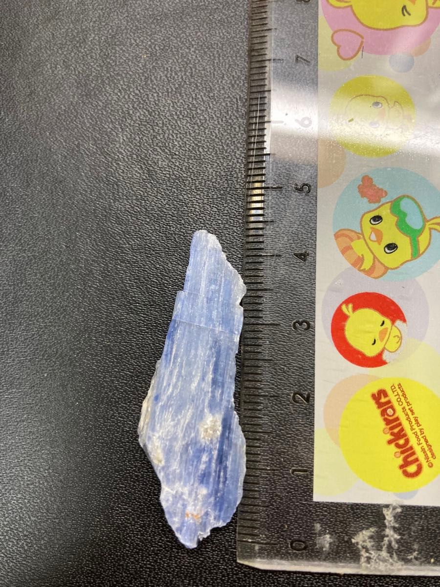 【02】ブラジル産　カイヤナイト　藍晶石　約3.45g 原石　鉱物標本　