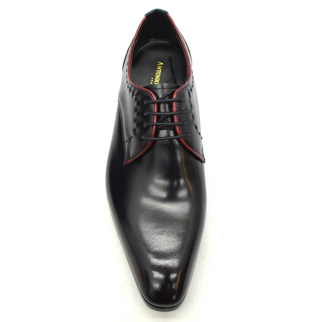 ▲ANTONIO DUCATI アントニオ ドゥカティ プレーントゥ ビジネス シューズ 1291 紳士靴 ブラック Black 黒 25.0cm (0910010436-bk-s250)_画像5