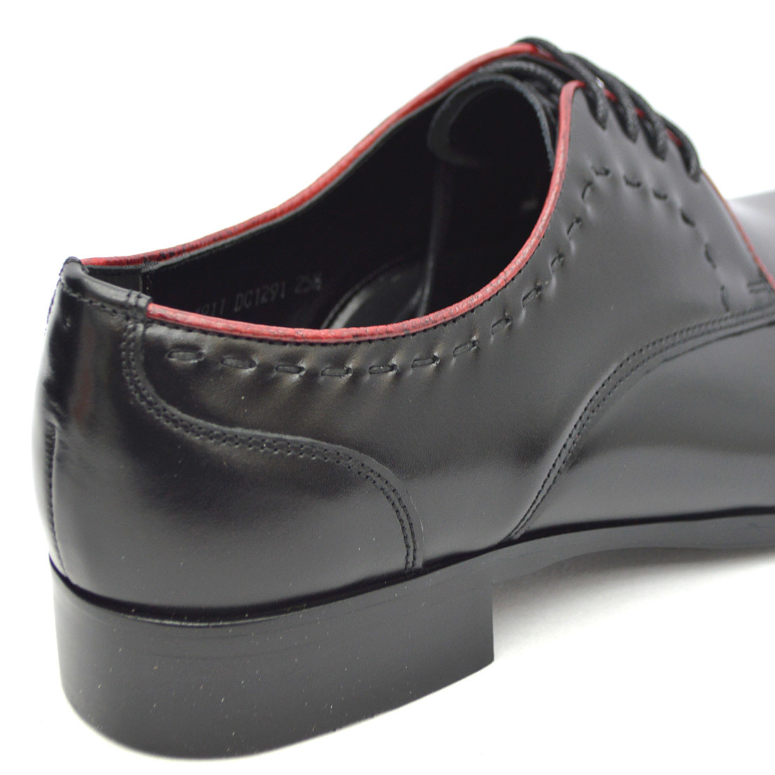 ▲ANTONIO DUCATI アントニオ ドゥカティ プレーントゥ ビジネス シューズ 1291 紳士靴 ブラック Black 黒 25.0cm (0910010436-bk-s250)_画像8