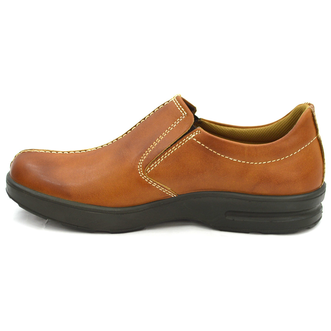 ^BOBSON Bobson casual shoes walking slip-on shoes 4509 original leather made in Japan Brown Brown tea 25.0cm (0910010564-br-s250)