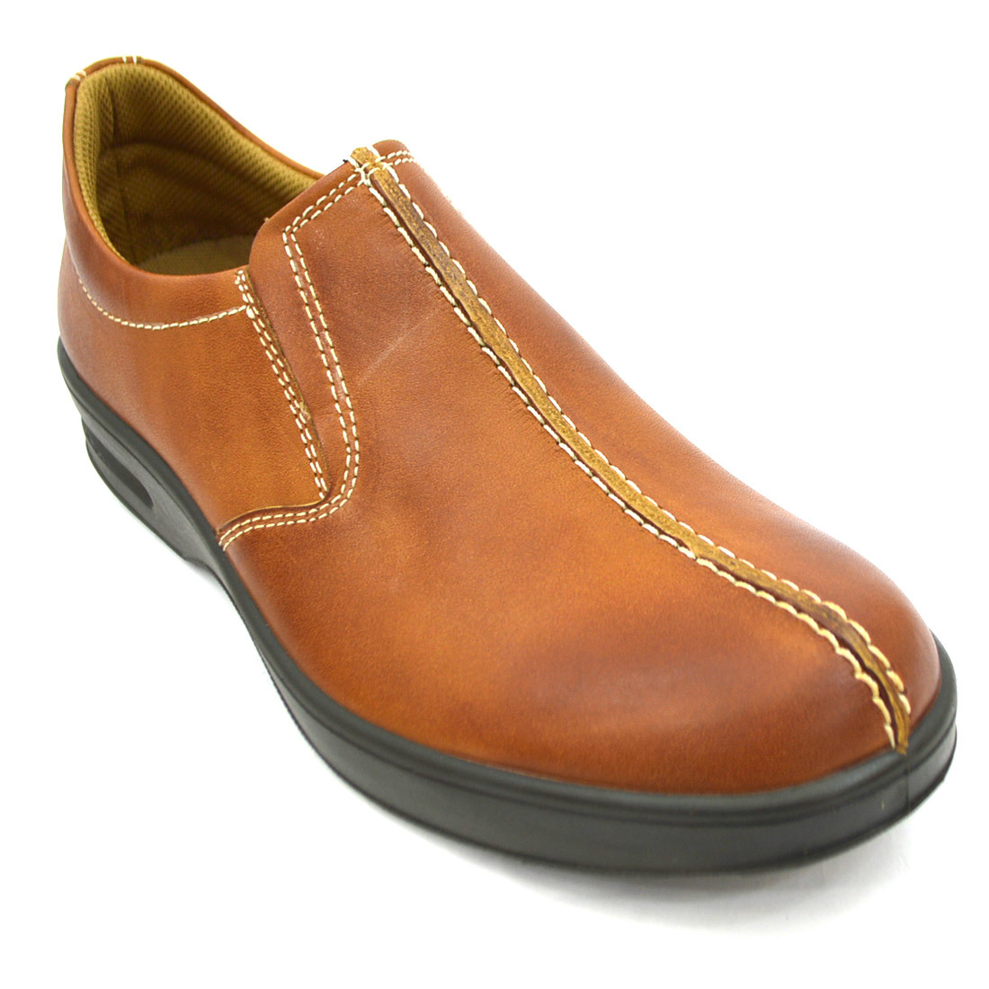 ^BOBSON Bobson casual shoes walking slip-on shoes 4509 original leather made in Japan Brown Brown tea 25.5cm (0910010564-br-s255)