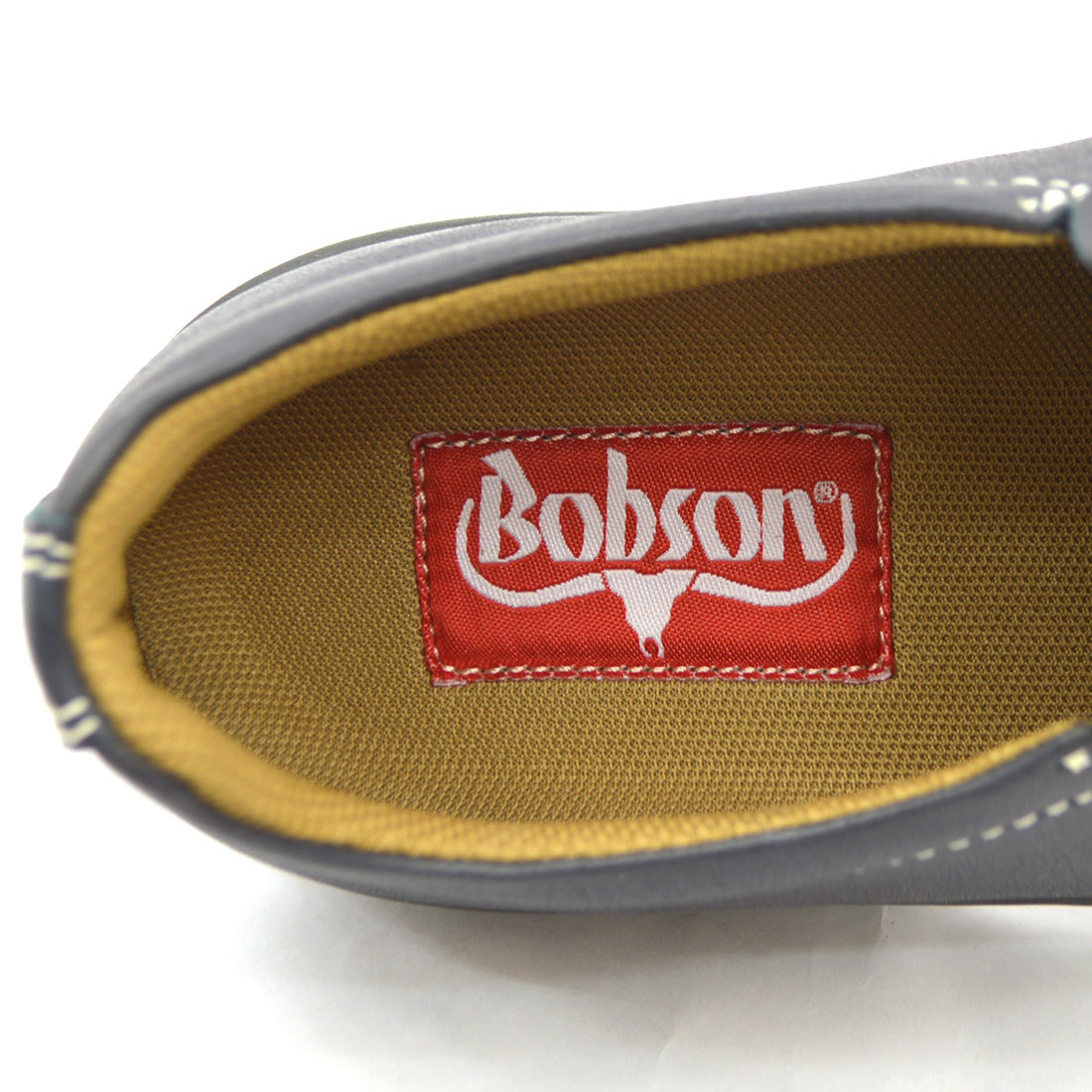 ▲BOBSON ボブソン カジュアル シューズ ウォーキング スリッポン 4509 本革 日本製 ネイビー Navy 紺 26.5cm (0910010564-na-s265)_画像9