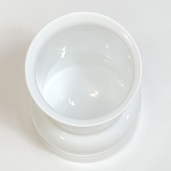 ■ カメイガラス 花器 カメイガラス ミルクガラス フラワーベース AC930-50W (0220477819)_画像3