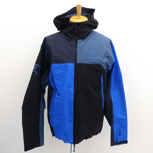 ★ ARCTERYX × BEAMS ベータジャケット BETA JACKET M BORO BLUE GORE-TEX サイズL X000006534 (0220477884)_画像1