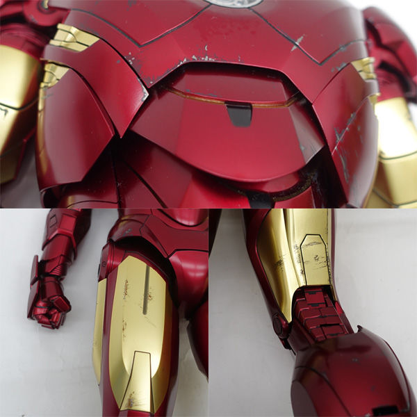 ★ Hot Toys ホットトイズ 1/4スケール クオーター・スケール 可動式フィギュア アイアンマン・マーク4 IM2 MK IV 美品 QS020 (0220478926)_画像10